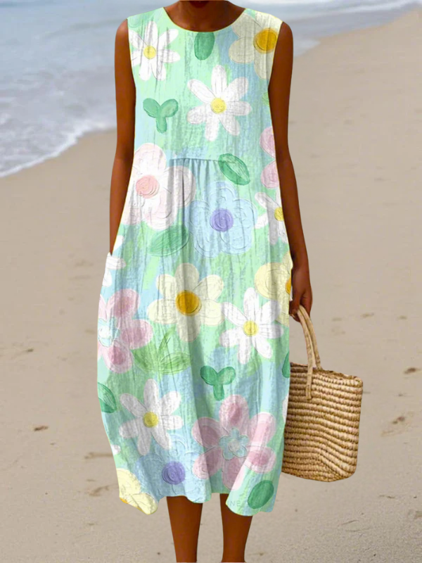 Vestido midi Erin™ Pastel Blossom