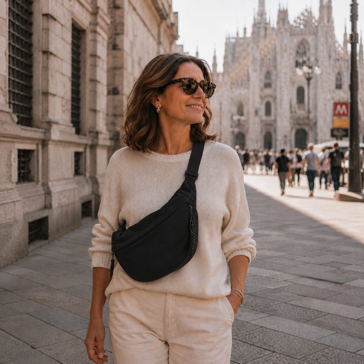 Aria | Bolso de Hombro Negro