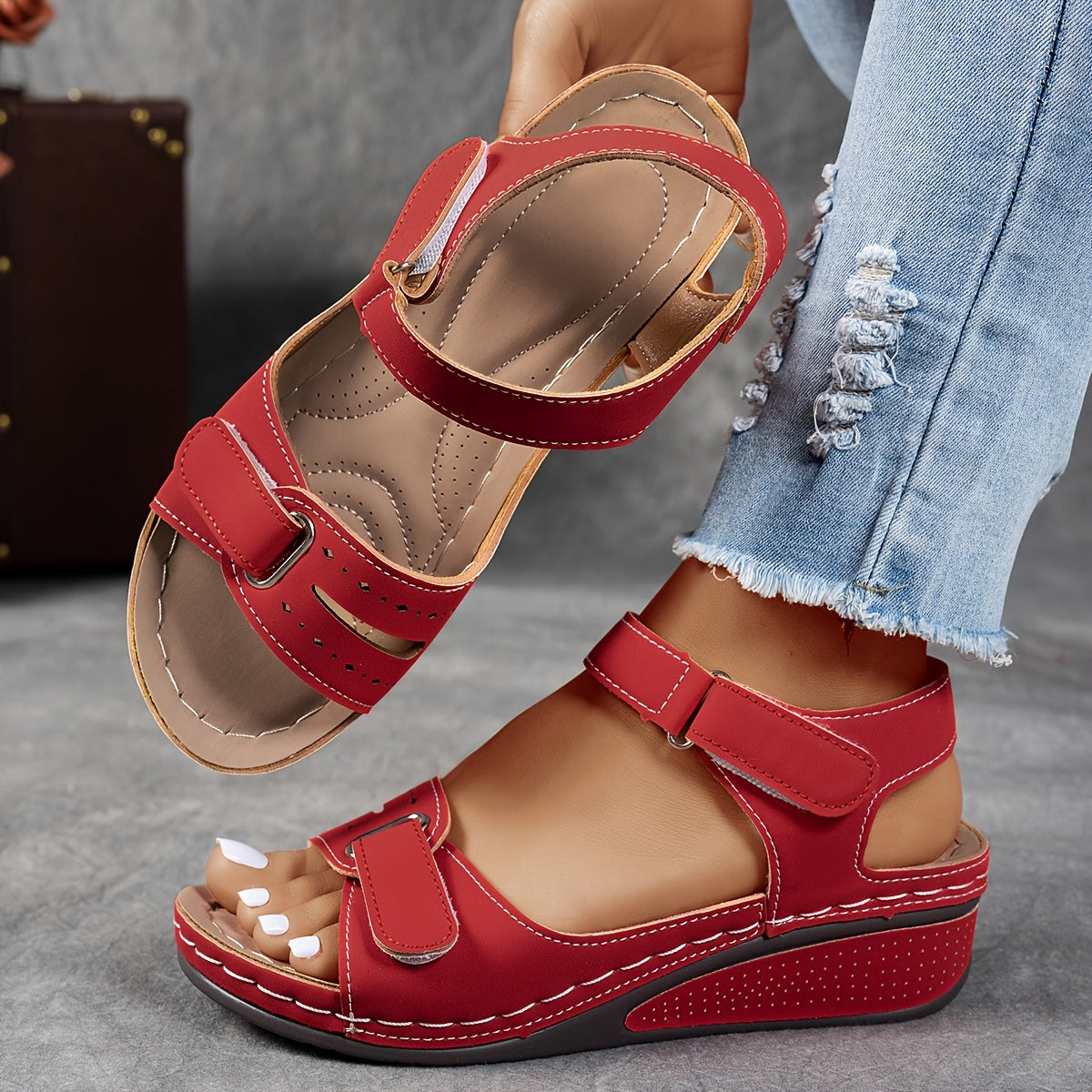 NYZZERO | Sandalias ergonómicas cómodas Delphine
