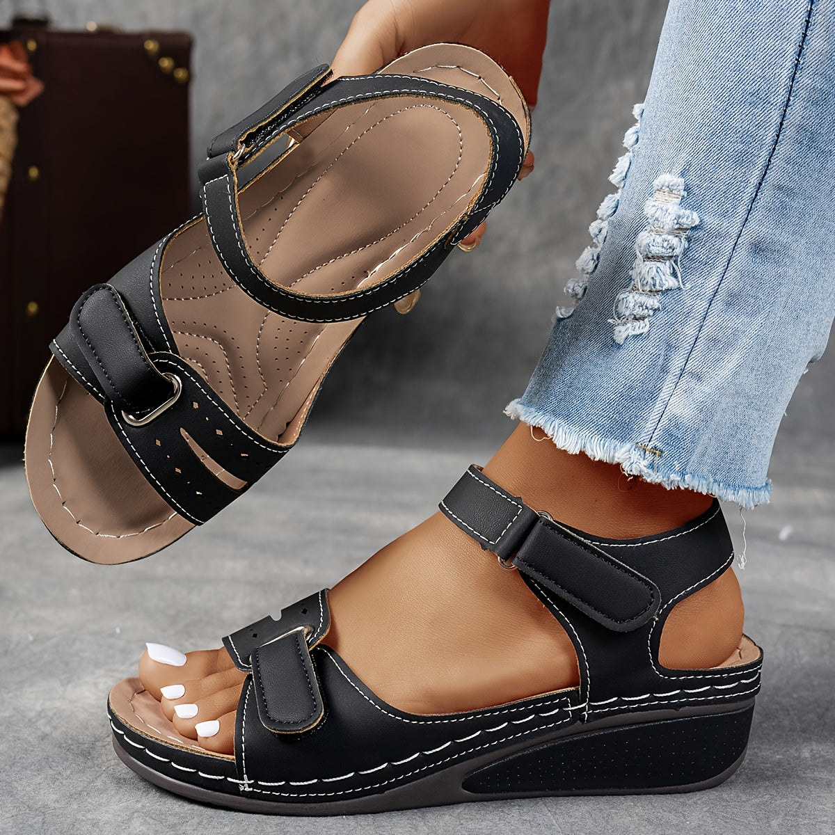NYZZERO | Sandalias ergonómicas cómodas Delphine