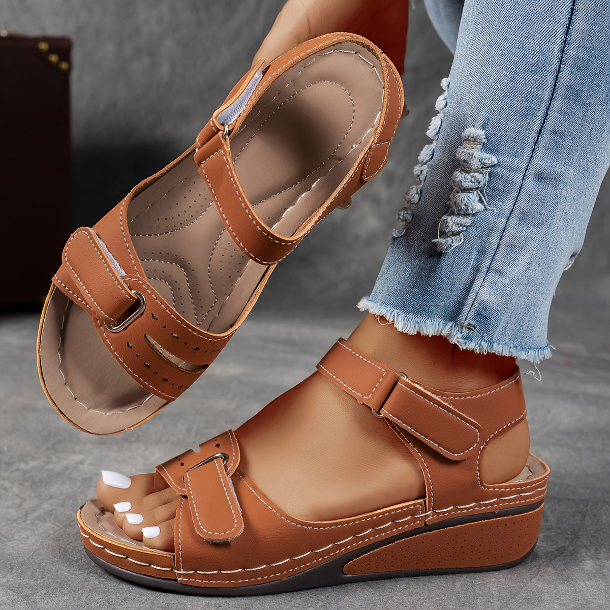 NYZZERO | Sandalias ergonómicas cómodas Delphine