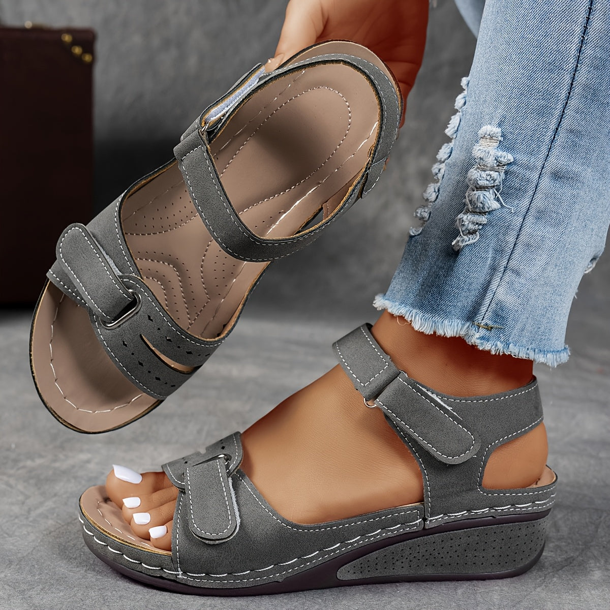 NYZZERO | Sandalias ergonómicas cómodas Delphine