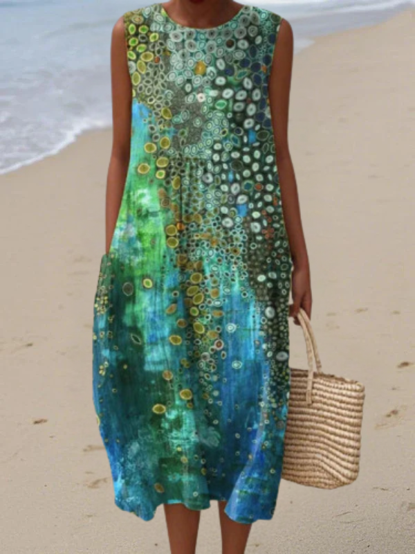 Vestido midi Zayn™ Reef