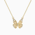 Collar de mariposa
