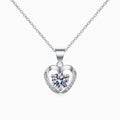 Collar con corazón de circón