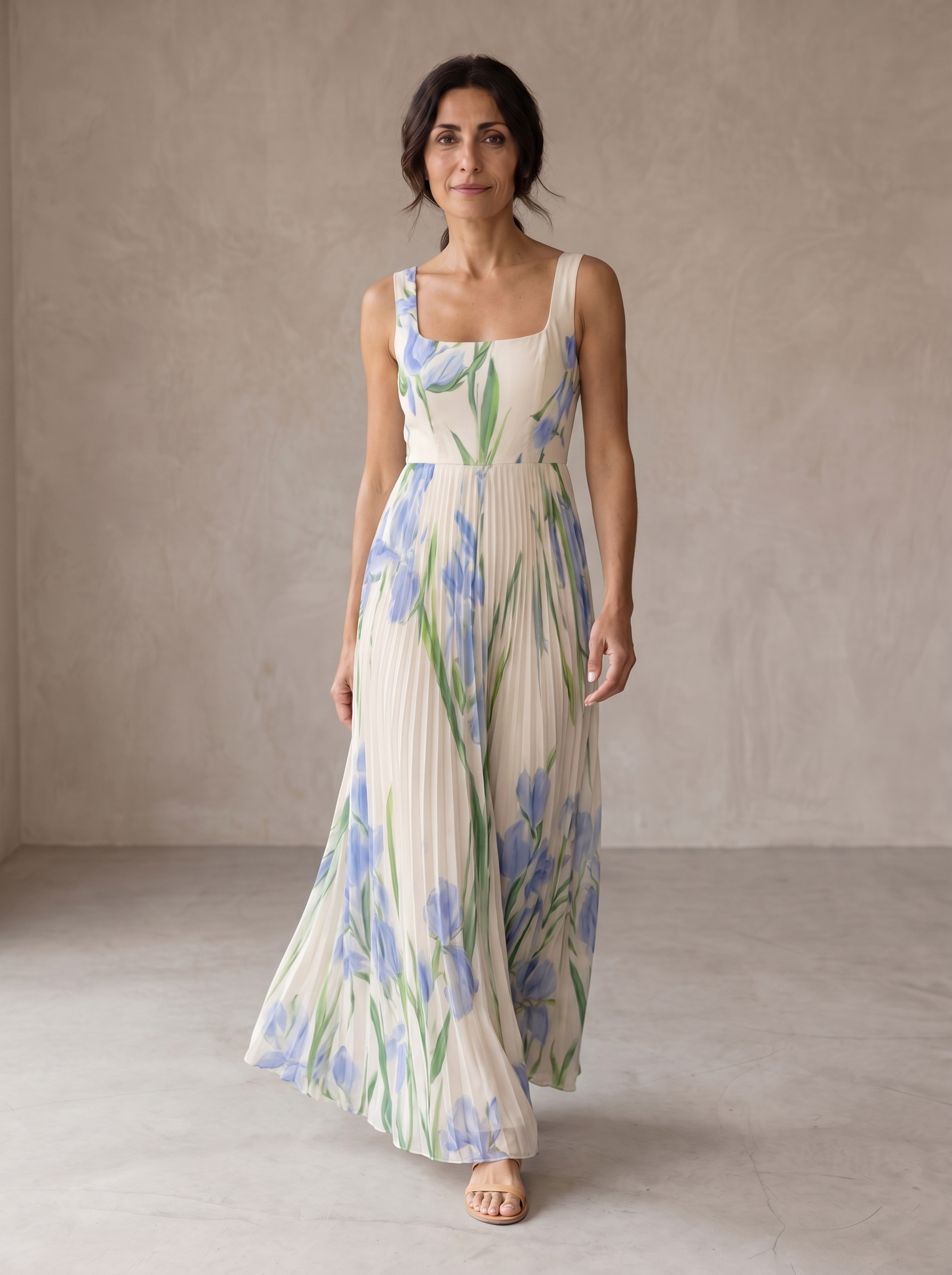 Oriah | Maxi Vestido A-Line Floral